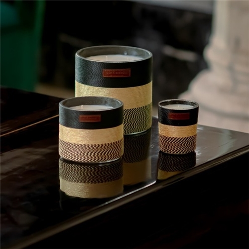Candle Sabra Nelia Noir Fleur D'Oranger