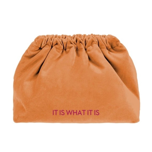 Velvet Clutch Bag It Is What It Is