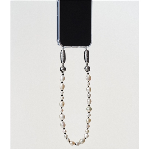 Multi Pearl Wristlet/Pearl black