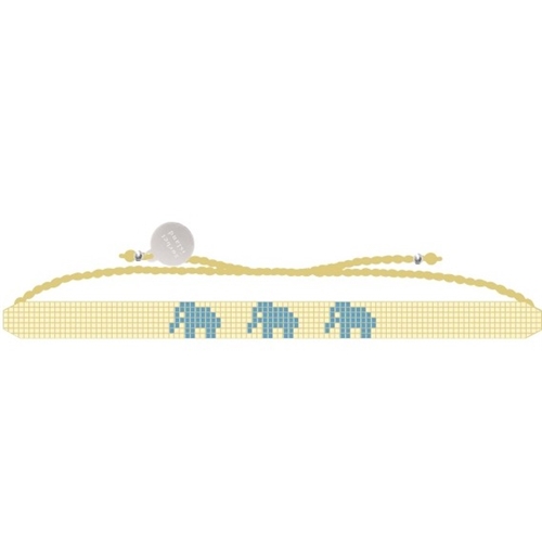 Handmade Glass Beads Friendship "Elephant" Bracelet