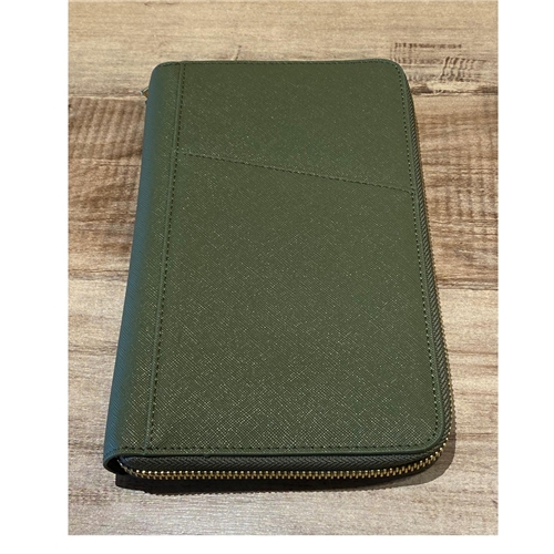 Leather Passport Pouch / Green