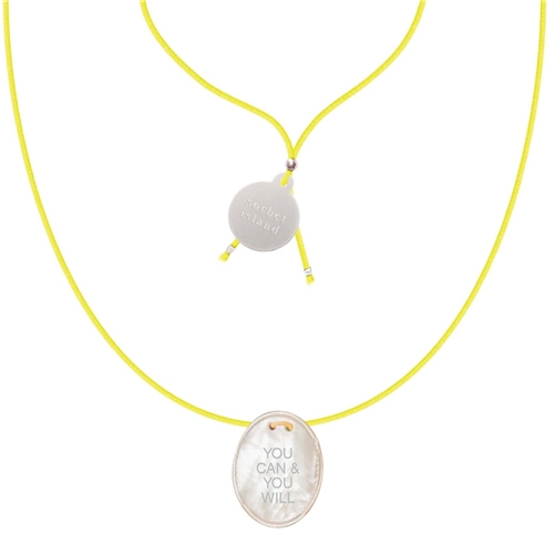 Fildisi Necklace "You Can & You Will"