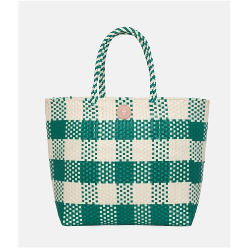 Woven Tote Bag Green