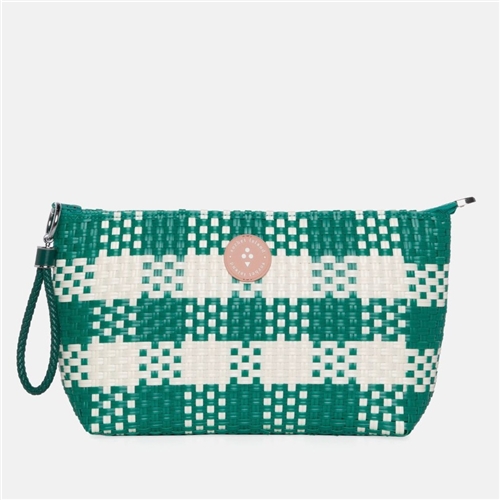 Woven Pencil Bag Green
