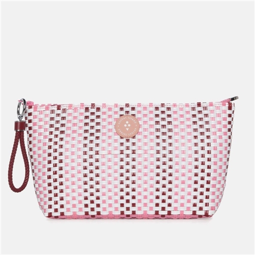 Woven Pencil Bag Pink