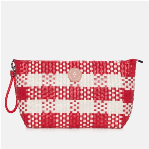 Woven Pencil Bag Red
