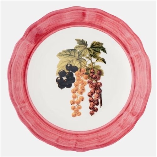 BOTANICA CERAMIC SALAD PLATE-GRAPES