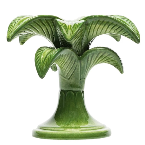 CERAMIC PALM VASE