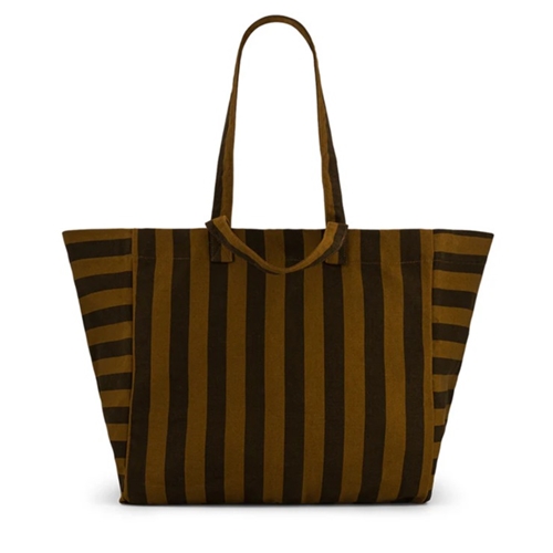 Elisa Cotton Bag / Stripes Cumin/Black