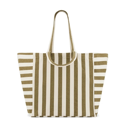 Elisa Cotton Bag / Olive/Greige