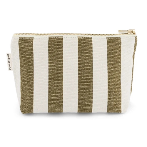 Sofia Pouch / Stripes Olive/Green