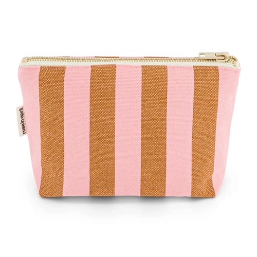 Sofia Pouch / Stripes Ecru/Caramel