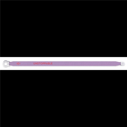 Satin Bracelet "Unstoppable" Light Purple