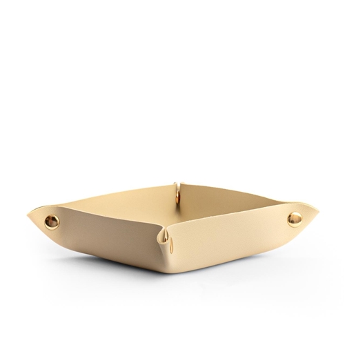 Leather Tray / Beige