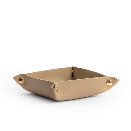 Leather Tray / Grey