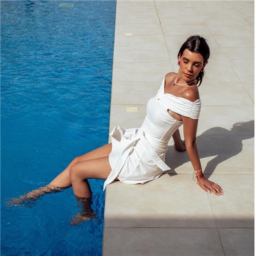 Cleo Skort/White