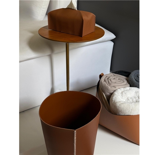Leather Bin