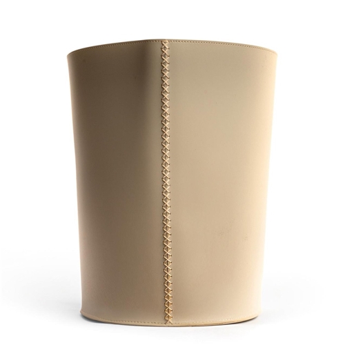 Leather Bin / Beige