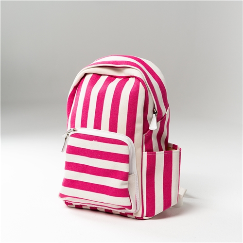 Zaino Large Rigato Pink