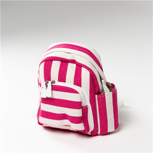 Zaino Small Rigato Pink