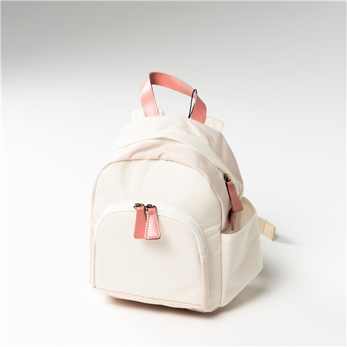Zaino Small Cordura / White with Light Pink