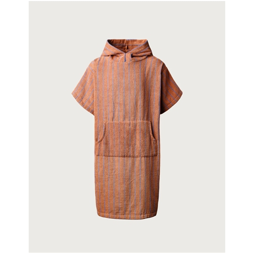 Bongusta/Naram Adult Poncho Camel & Ultramarine