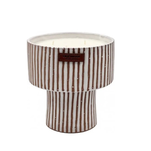 BOUGIE COUPE ZEBRE TERRA/KAMOUN