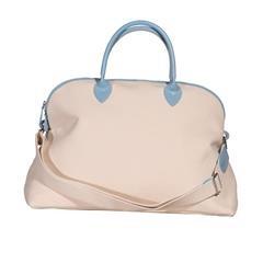 London Smart Bag / Beige/Light Blue