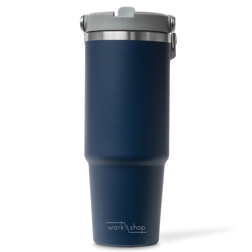Tumbler with Handle 850 ml / navy blue