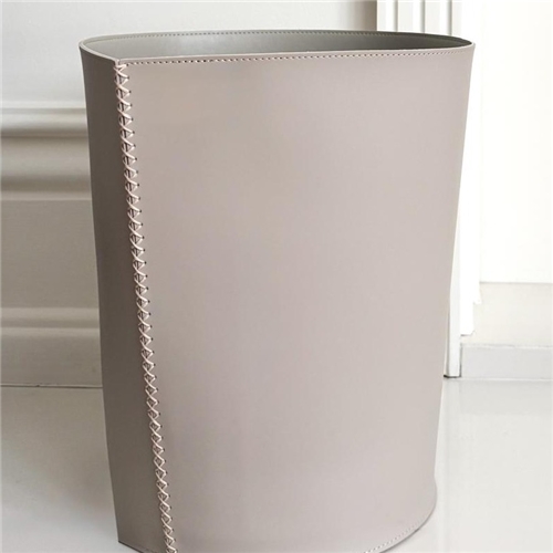 Leather Bin / Grey