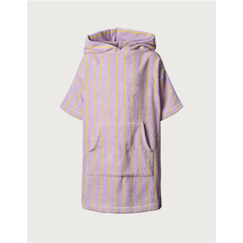 Bongusta/Naram Kids Poncho Lilac & Neon Yellow