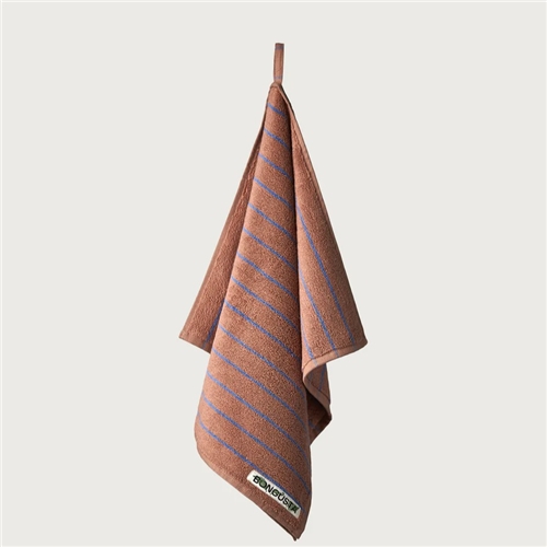 Naram Bath Towels / Camel & Ultramarine