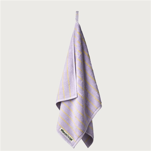 Naram Bath Towels / Lilac  Neon Yellow