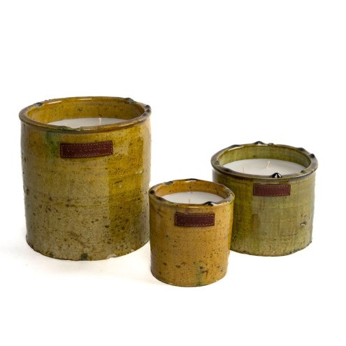 BOUGIE TAMEGROUTE BRUN/FLEUR D'ORANGER