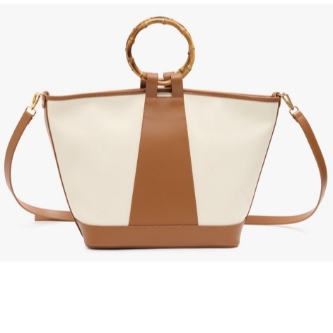 Canvas Day Bag Cream / Small / Leather