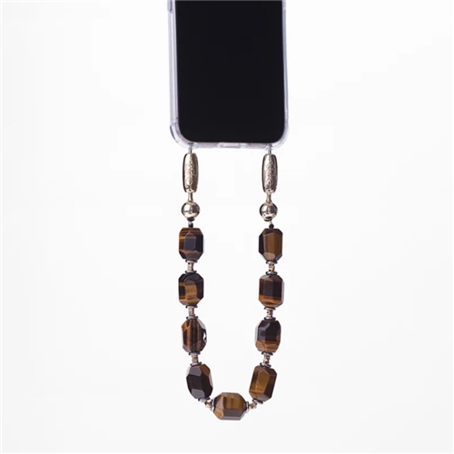 Electrum Gemstone Wristlet / Tiger Eye