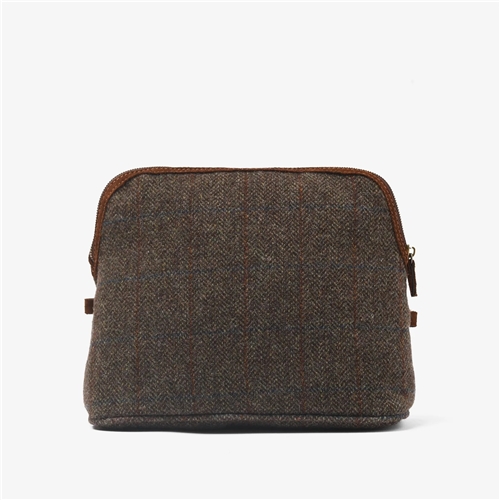 Trousse Large Tweed Deluxe / Chocolate