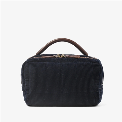 Beauty Case Velour / Dark Blue