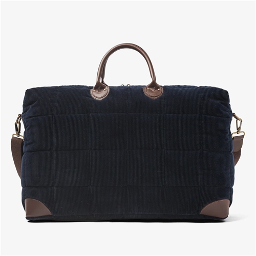 Harvard Large Velour Bag / Dark Blue
