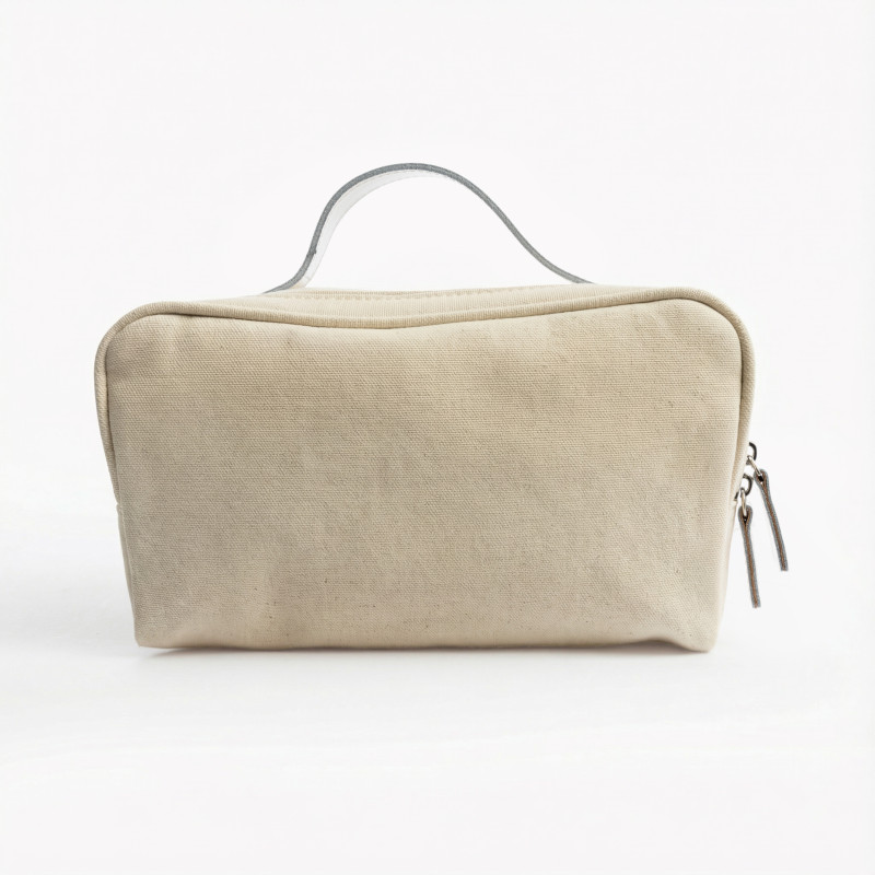 Beauty Case Berkeley / Beige/White