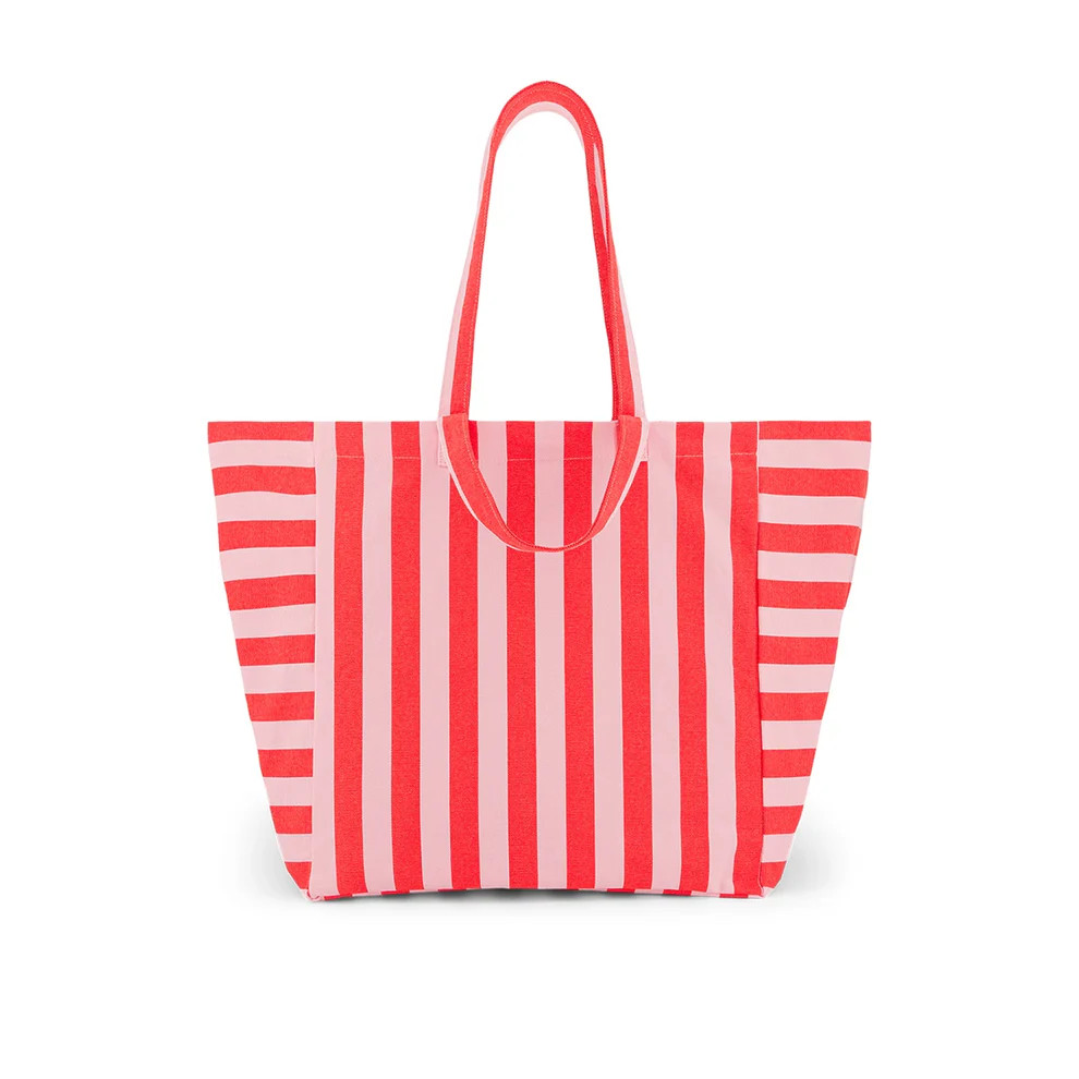 Elisa Cotton Bag / Stripes Tomato candy